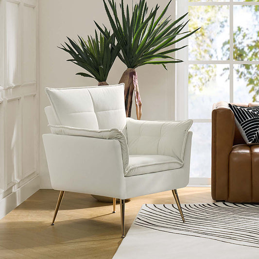 Sillón de felpa Jaxon