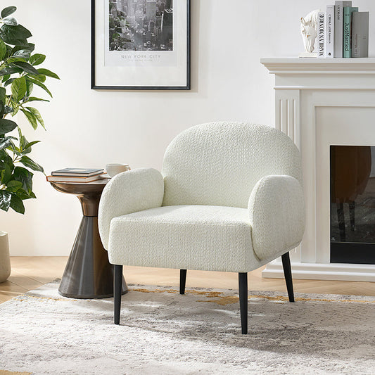 Sillón Abner con Reposabrazos Curvos Ergonómicos