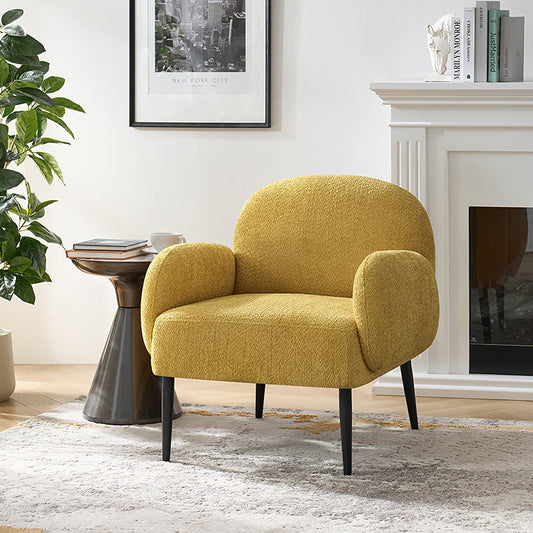 Sillón Abner con Reposabrazos Curvos Ergonómicos