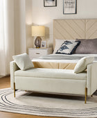 Banco de almacenaje tapizado Arvid Flip Top
