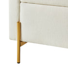 Banco de almacenaje tapizado Arvid Flip Top