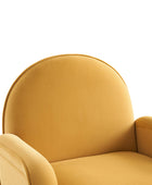 Val Sillón Moderno de Terciopelo con Patas Metálicas Ajustables
