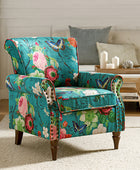 Artemisa Sillón Tapizado Moderno Con Estampado Floral