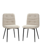 Annie Velvet Modern Dining Chair (Set of 2)