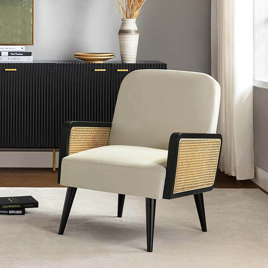 Sillón de caña de elva