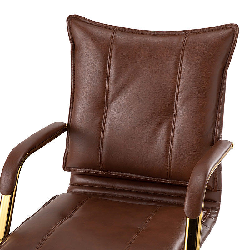 Silla de Trabajo Michele de Cuero Vegano de Oficina Ajustable y Giratoria