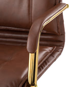 Silla de Trabajo Michele de Cuero Vegano de Oficina Ajustable y Giratoria