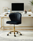 Silla de oficina de terciopelo Concha Ergonómica Chandra