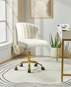 Silla de oficina de terciopelo Concha Ergonómica Chandra