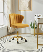 Silla de oficina de terciopelo Concha Ergonómica Chandra
