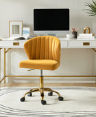 Silla de oficina de terciopelo Concha Ergonómica Chandra