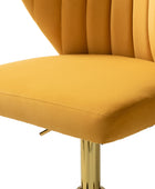 Silla de oficina de terciopelo Concha Ergonómica Chandra
