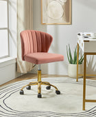 Silla de oficina de terciopelo Concha Ergonómica Chandra