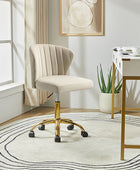 Silla de oficina de terciopelo Concha Ergonómica Chandra