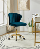Silla de oficina de terciopelo Concha Ergonómica Chandra