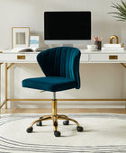 Silla de oficina de terciopelo Concha Ergonómica Chandra