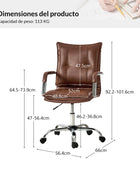 Silla de oficina Doug con reposabrazos acolchados