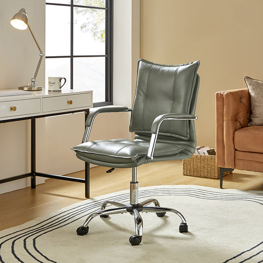 Silla de oficina Doug con reposabrazos acolchados