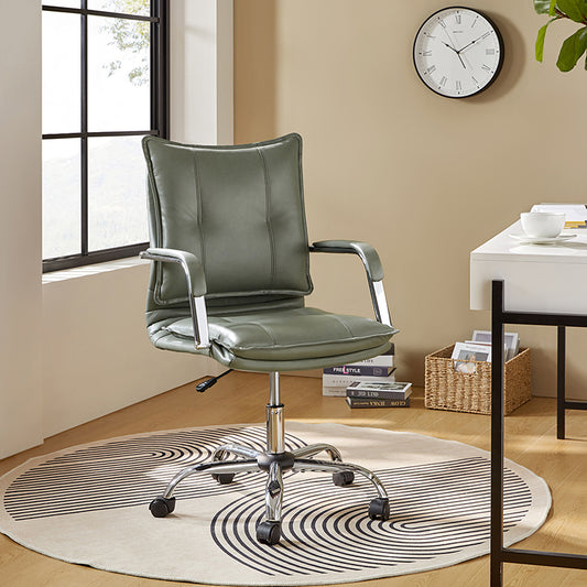 Silla de oficina Doug con reposabrazos acolchados