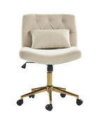 Silla de Oficina Ajustable de Franela Moderna Norm