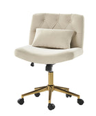 Silla de Oficina Ajustable de Franela Moderna Norm