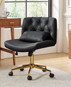 Silla de Oficina Cecil de Altura Ajustable con Respaldo Acolchado y Almohada