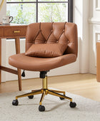 Silla de Oficina Cecil de Altura Ajustable con Respaldo Acolchado y Almohada