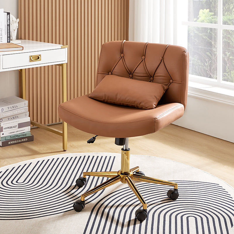 Silla de Oficina Cecil de Altura Ajustable con Respaldo Acolchado y Almohada