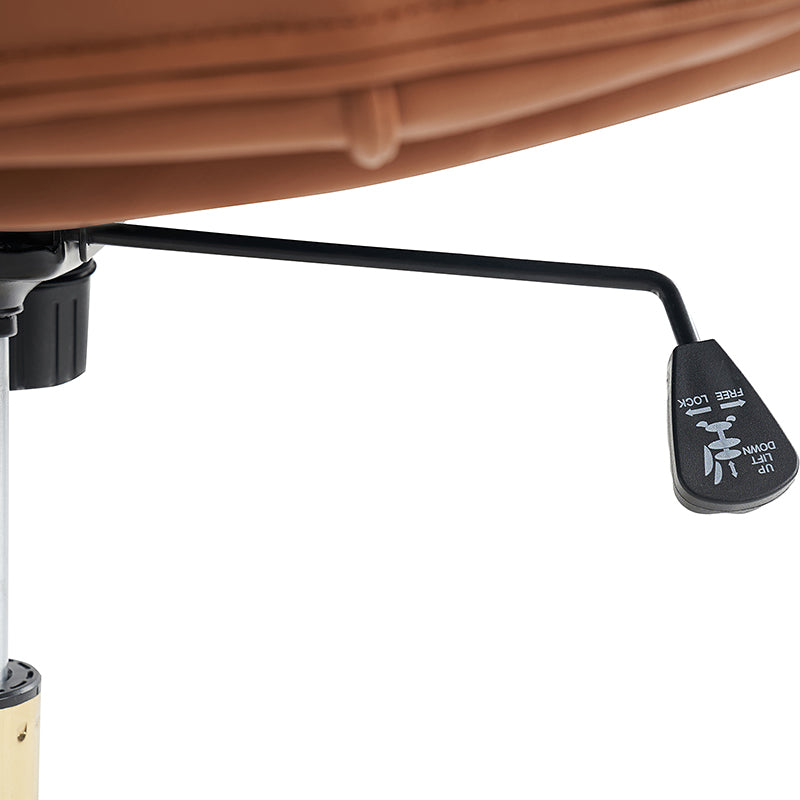 Silla de Oficina Cecil de Altura Ajustable con Respaldo Acolchado y Almohada