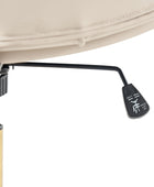 Silla de Oficina Cecil de Altura Ajustable con Respaldo Acolchado y Almohada