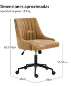 Silla de Oficina Sebastian de Altura Ajustable y Elegante Comodidad