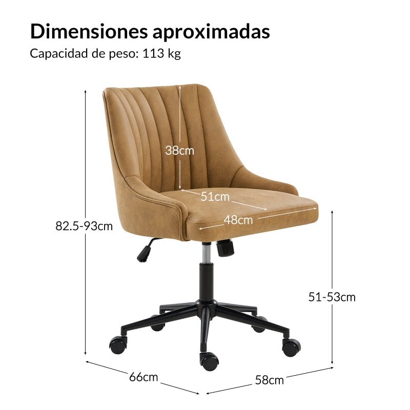 Silla de Oficina Sebastian de Altura Ajustable y Elegante Comodidad
