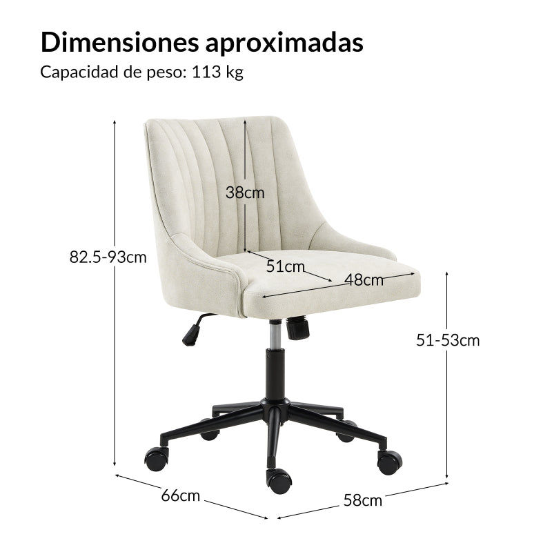 Silla de Oficina Sebastian de Altura Ajustable y Elegante Comodidad