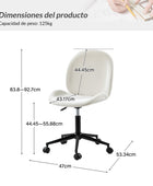 Silla de oficina Isabel giratoria 360 grados