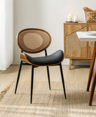 Flora Silla de Comedor con Respaldo de Madera Curvado y Cojín Juego de 2