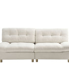 Loveseat Hilario con puertos USB-C, almacenamiento y diseño acolchado