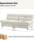 Loveseat Hilario con puertos USB-C, almacenamiento y diseño acolchado