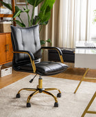 Silla de Trabajo Michele de Cuero Vegano de Oficina Ajustable y Giratoria