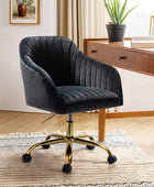 Silla de Oficina de Terciopelo Brillante