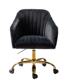 Silla de Oficina de Terciopelo Brillante