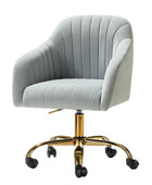 Silla de Oficina de Terciopelo Brillante
