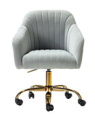 Silla de Oficina de Terciopelo Brillante