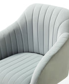 Silla de Oficina de Terciopelo Brillante