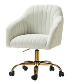 Silla de Oficina de Terciopelo Brillante