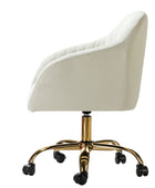 Silla de Oficina de Terciopelo Brillante