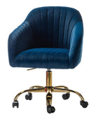 Silla de Oficina de Terciopelo Brillante