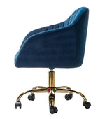Silla de Oficina de Terciopelo Brillante