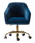 Silla de Oficina de Terciopelo Brillante