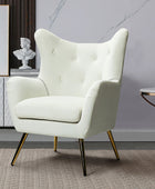 Sillón Isabelle de Terciopelo con Respaldo Alado