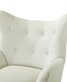 Sillón Isabelle de Terciopelo con Respaldo Alado